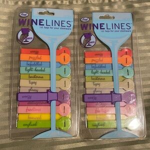 Fred Multicolor Stemware Markers